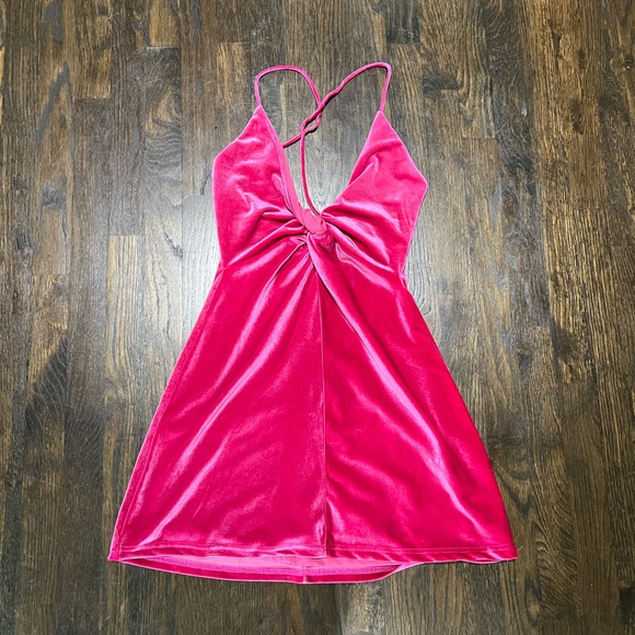 Revolve Pink Vibrant Dress - Picture 2 of 4